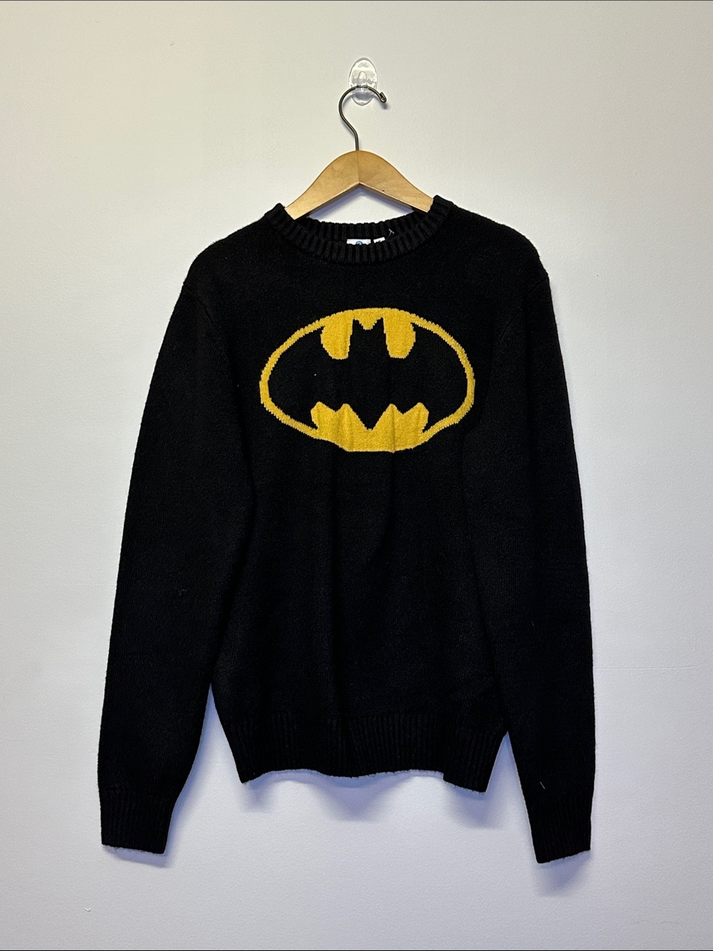 Lucky Brand Batman Logo Crewneck Sweater - Men size small